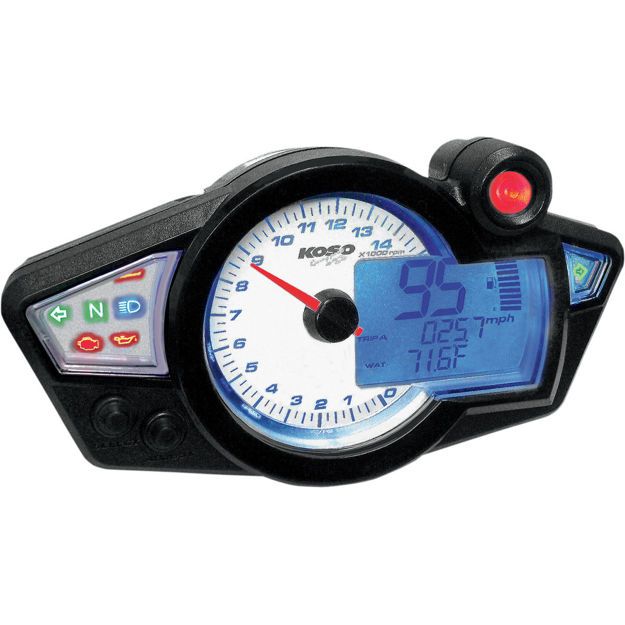 KOSO NORTH AMERICA DASH PANEL RX-1N GP-STYLE SPEEDOMETER ABE 
