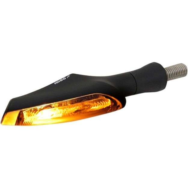KOSO NORTH AMERICA TURN & LIGHT DUAL SIGNAL LED INFINITY REAR BLACK 
