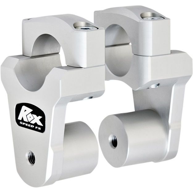 ROX SPEED FX RISER ALUMINUM SILVER
