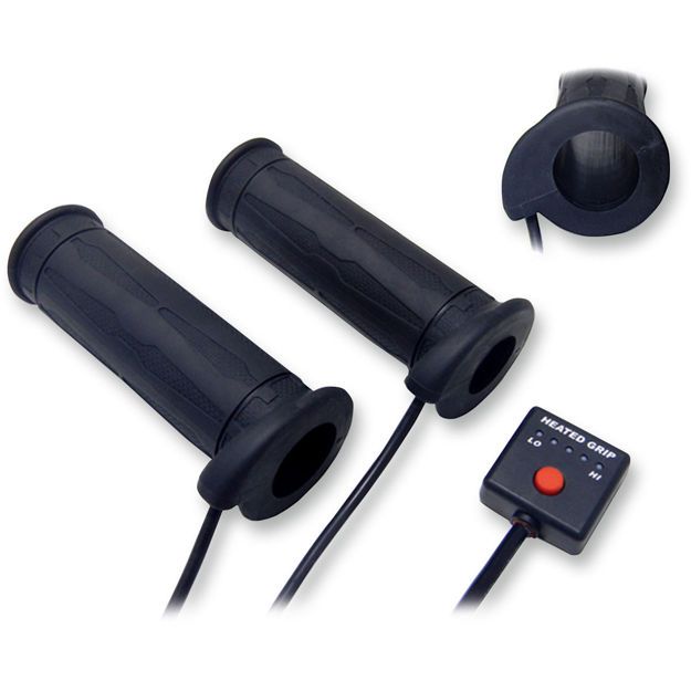 Θερμαινόμενες χειρολαβές KOSO NORTH AMERICA HEATED GRIPS PUSH RUBBER BLACK
