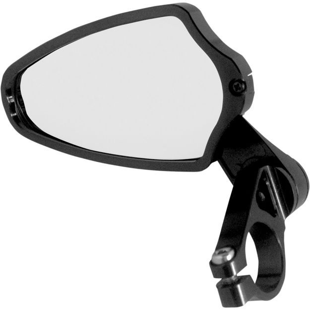 POWERSTANDS RACING MIRROR BAR END FELIPE BLACK ΚΑΘΡΕΦΤΗΣ ΓΙΑ ΑΝΤΙΒΑΡΑ
