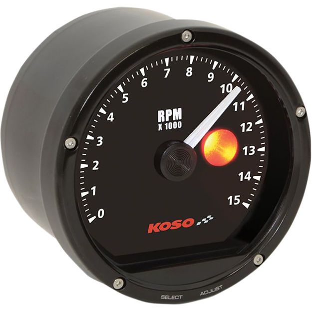 KOSO NORTH AMERICA D75 TACHO 0-15000 RPM BK
