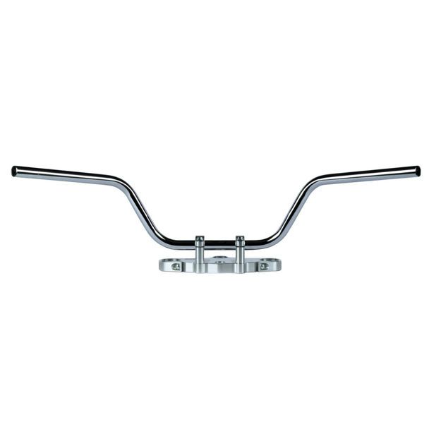 TRW HANDLEBAR TOURING LOW STEEL Ø 22 CHROME PLATED 
