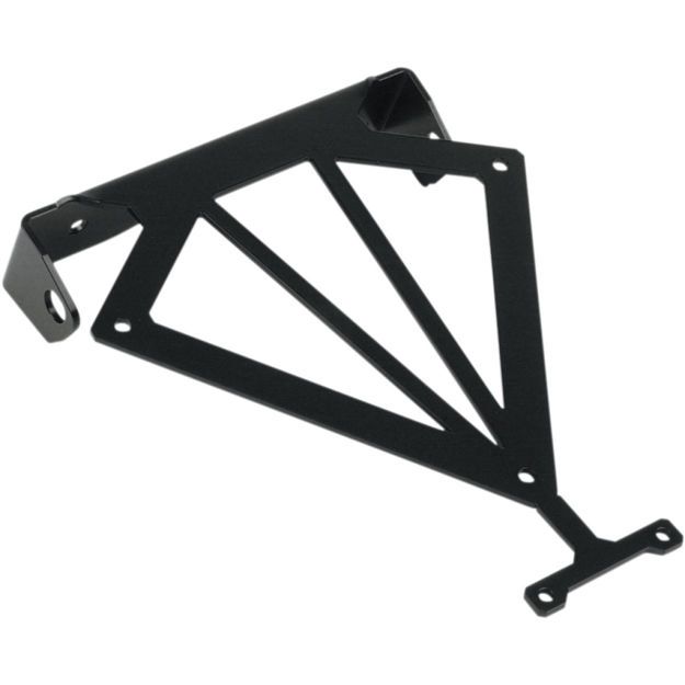 TRW LICENSE PLATE HOLDER ALUMINIUM, BLACK
