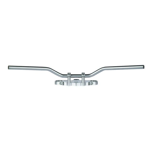 TRW HANDLEBAR SUPERBIKE ELEGANCE STEEL Ø 22 ALUMINIUM-LOOK 
