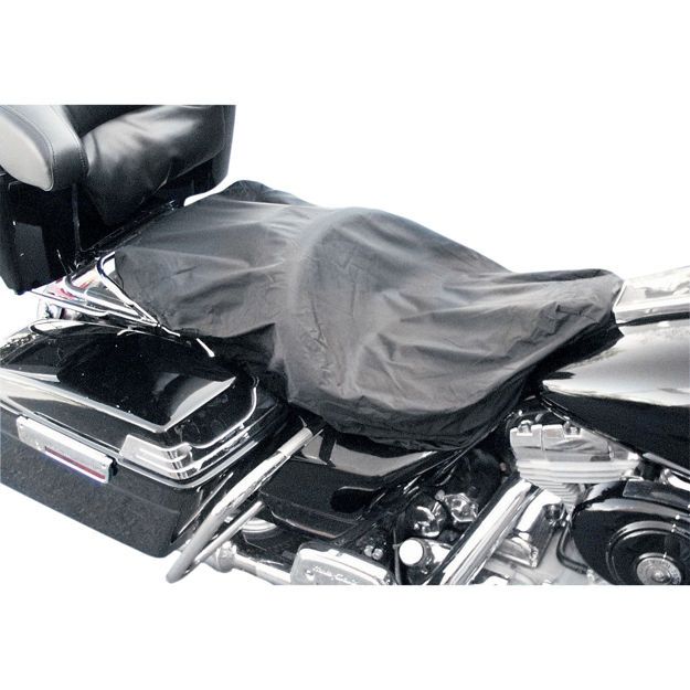 SADDLEMEN TOURING RAIN COVER SEAT REAR NYLON BLACK
