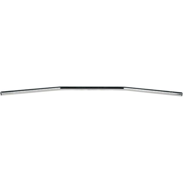 TRW HANDLEBAR DRAGBAR MEDIUM STEEL Ø 25.4 CHROME PLATED, CABLE INDENT 
