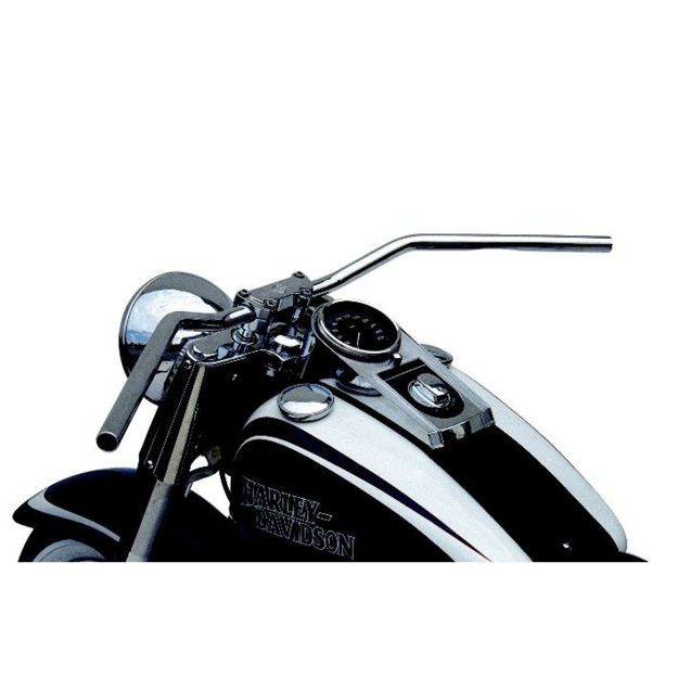 TRW HANDLEBAR FLYERBAR STEEL Ø 25.4 CHROME PLATED, CABLE OPENINGS 
