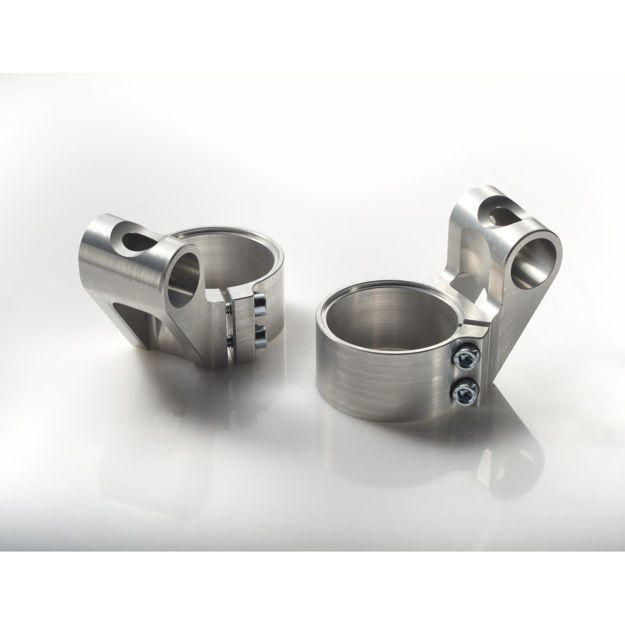TRW CLIP-ON COMFORT CLAMP ALUMINIUM Ø 53MM SILVER 

