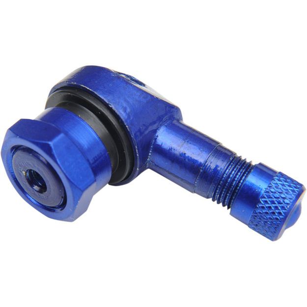Γωνιακή βαλβίδα ελαστικών 10mm, 90° μπλε