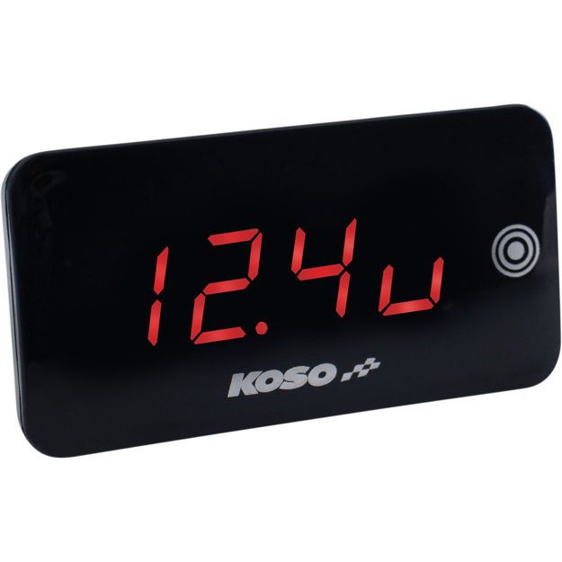 KOSO NORTH AMERICA GAUGE VOLT/TEMP SST RED