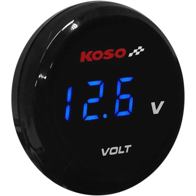 KOSO NORTH AMERICA VOLT METER BLUE