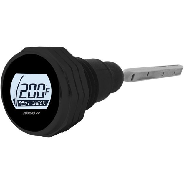 KOSO NORTH AMERICA OIL TEMP DIPSTICK HD BLK