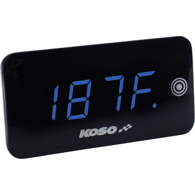 KOSO NORTH AMERICA GAUGE VOLT/TEMP SST BLU