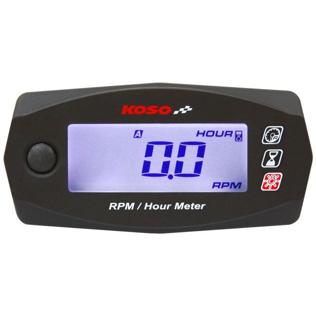 KOSO NORTH AMERICA TACHOMETER & HOUR METER MINI 4