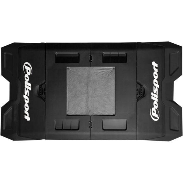 POLISPORT PIT BIKE MAT FOLDABLE POLISPORT LOGO BLACK/BLACK