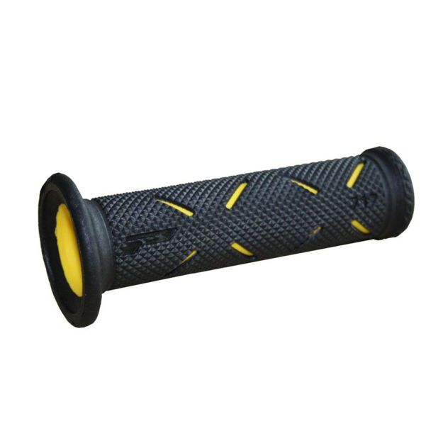 PRO GRIP GRIPS DOUBLE DENSITY ROAD 717 OPEN END BLACK/YELLOW