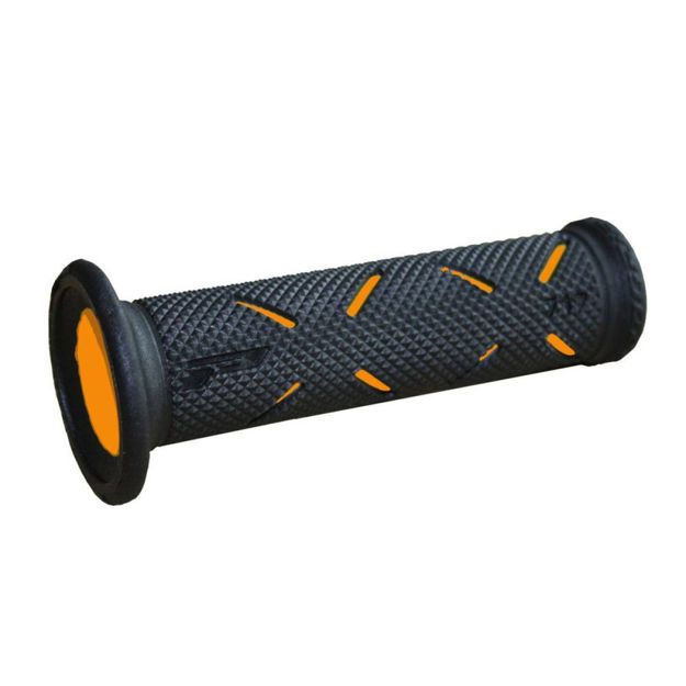 PRO GRIP GRIPS DOUBLE DENSITY ROAD 717 OPEN END BLACK/ORANGE