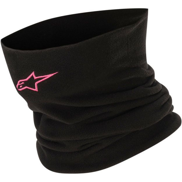 Περιλαίμιο one size NECKWARMER BK/PK Μαύρο