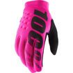 Γάντια Enduro 100% BRISKER COLD WEATHER  Ροζ