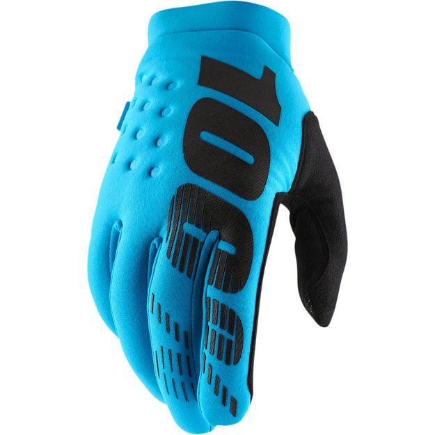 Γάντια Enduro 100% BRISKER COLD WEATHER  Μπλε