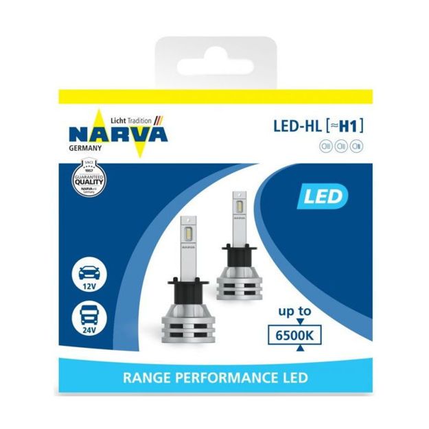 LED Η1 6500Κ 12-24V 19W ΣΕΤ 2ΤΜΧ