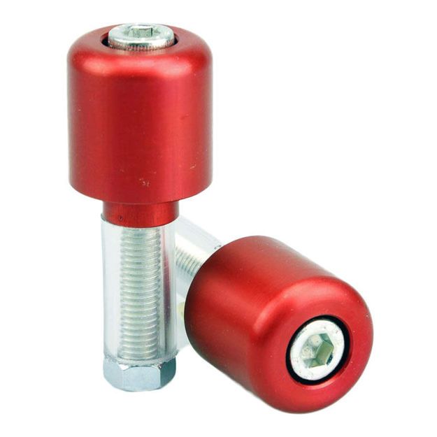 TRW HANDLEBAR END 12MM MINI ALUMINIUM RED ΑΝΤΙΒΑΡΑ ΤΙΜΟΝΙΟΥ