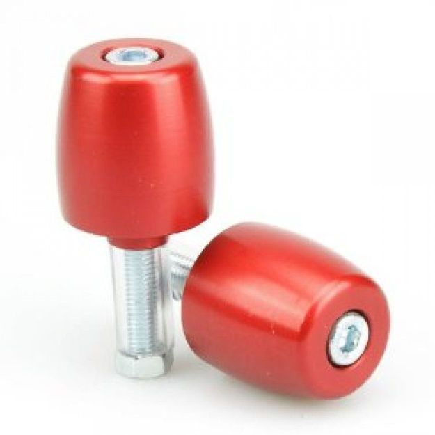 TRW HANDLEBAR END 12MM CLASSIC ALUMINIUM RED ΑΝΤΙΒΑΡΑ ΤΙΜΟΝΙΟΥ