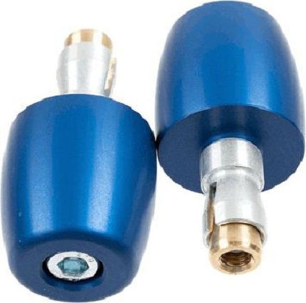 TRW HANDLEBAR END 12MM CLASSIC ALUMINIUM BLUE ΑΝΤΙΒΑΡΑ ΤΙΜΟΝΙΟΥ
