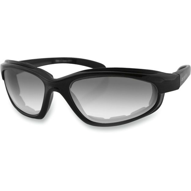 ΓΥΑΛΙΑ ΗΛΙΟΥ BOBSTER Fat Boy Gloss Black lens Photochromic, Clear