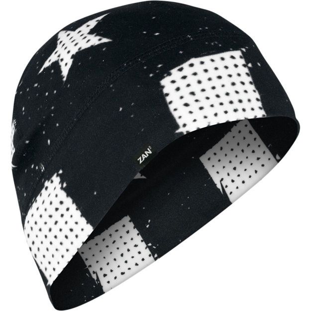 ΚΑΛΥΜΜΑ ΚΕΦΑΛΙΟΥ ΑΝΑΒΑΤΗ ZAN HEADGEAR BEANIE SportFlex® ΜΑΥΡΟ/ΛΕΥΚΟ