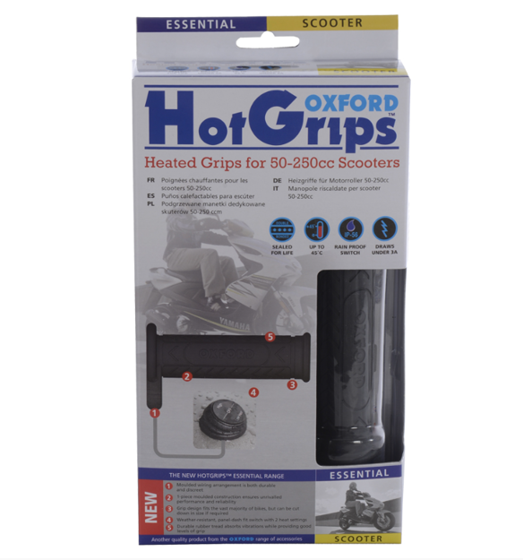 ΘΕΡΜΑΙΝΟΜΕΝΕΣ ΧΕΙΡΟΛΑΒΕΣ  Oxford HotGrips Essential-Scooter OF772