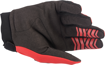 ΓΑΝΤΙΑ ΠΑΙΔΙΚΑ ALPINESTARS Full Bore ΜΑΥΡΟ κοκκινο