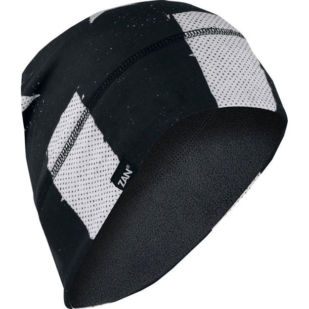 ΚΑΛΥΜΜΑ ΚΕΦΑΛΙΟΥ ZAN HEADGEAR SportFlex® Fleece  ΑΣΠΡΟ/ΜΑΥΡΟ ONE SIZE