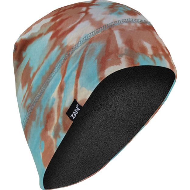 ΚΑΛΥΜΜΑ ΚΕΦΑΛΙΟΥ ZAN HEADGEAR SportFlex® Fleece  Tie Dye ΠΟΡΤΟΚΑΛΙ,/ΓΚΡΙ/ΜΠΛΕ ONE SIZE