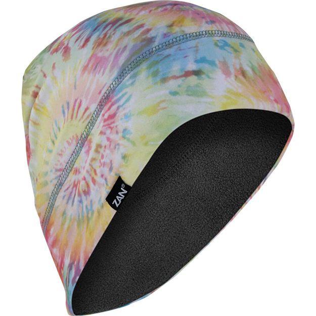 ΚΑΛΥΜΜΑ ΚΕΦΑΛΙΟΥ ZAN HEADGEAR SportFlex® Fleece  Tie Dye Sunburst ΜΑΥΡΟ/ΡΟΖ/ΚΙΤΡΙΝΟ ONE SIZE