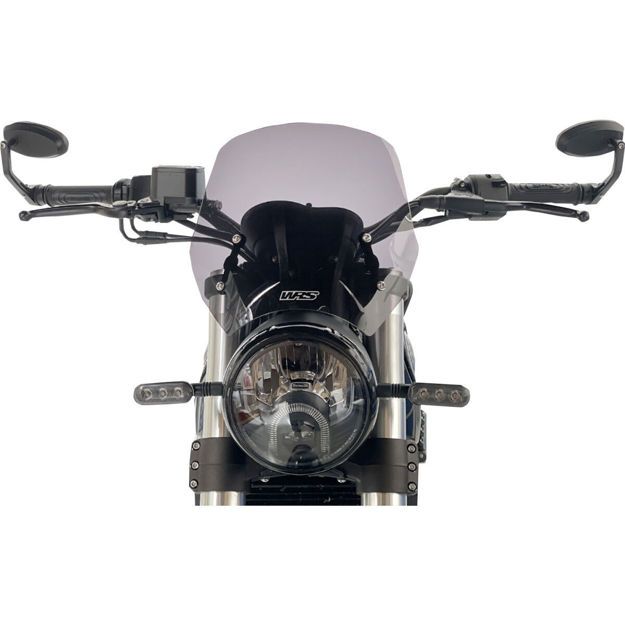 ΖΕΛΑΤΙΝΑ ΜΟΤΟΣΥΚΛΕΤΑΣ WRS TOURING BENELLI LEONCINO 500 ABS 2017 2021 ΣΚΟΥΡΟ ΦΙΜΕ