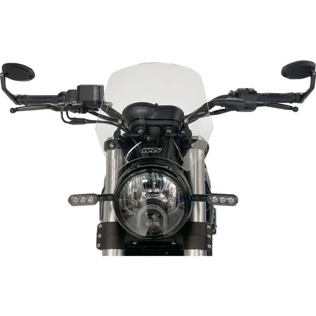 ΖΕΛΑΤΙΝΑ ΜΟΤΟΣΥΚΛΕΤΑΣ WRS TOURING BENELLI LEONCINO 500 ABS 2017 2021 ΔΙΑΦΑΝΗ