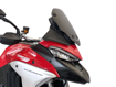 ΠΛΑΙΝΑ ΣΠΟΙΛΕΡ ΖΕΛΑΤΙΝΑΣ ΜΟΤΟΣΥΚΛΕΤΑΣ WRS  MULTISTRADA V4 1200 ABS/ S  ΣΕΤ ΜΑΥΡΟ ΜΑΤ