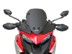 ΠΛΑΙΝΑ ΣΠΟΙΛΕΡ ΖΕΛΑΤΙΝΑΣ ΜΟΤΟΣΥΚΛΕΤΑΣ WRS  MULTISTRADA V4 1200 ABS/ S  ΣΕΤ ΜΑΥΡΟ ΜΑΤ