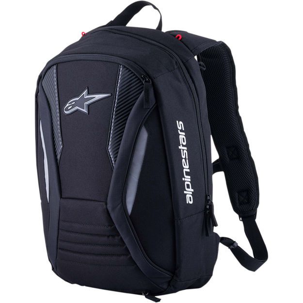ΤΣΑΝΤΑ ΠΛΑΤΗΣ ALPINESTARS BACKPACK CHARGER V2 18 liter ΜΑΥΡΗ ΓΚΡΙ