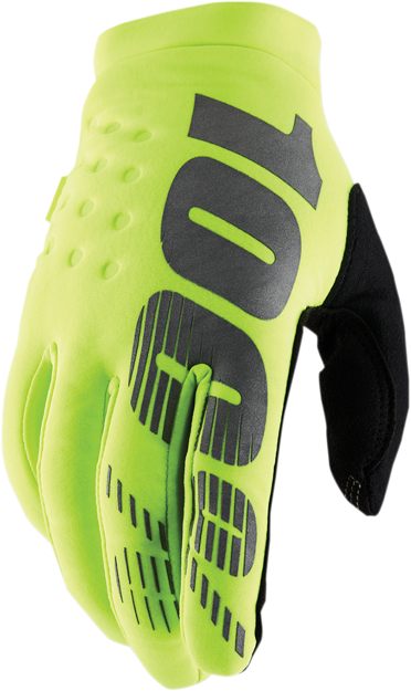 Γάντια Enduro 100% παιδικα BRISKER μαυρο κιτρινο