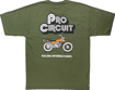 ΜΠΛΟΥΖΑ ΑΝΔΡΙΚΗ  ΜΕ ΚΟΝΤΟ ΜΑΝΙΚΙ PRO CIRCUIT Pit Bike ΜΑΥΡΟ ΠΡΑΣΙΝΟ