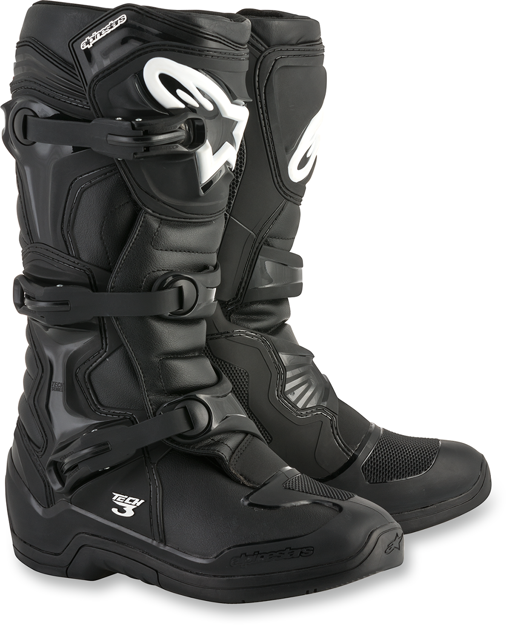 ΜΠΟΤΕΣ ΜΗΧΑΝΗΣ ΑΝΔΡΙΚΕΣ ALPINESTARS Tech 3 ΜΑΥΡΟ