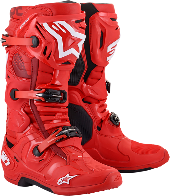 ΜΠΟΤΕΣ ΜΗΧΑΝΗΣ ΑΝΔΡΙΚΕΣ ALPINESTARS Tech 10 ΚΟΚΚΙΝΟ