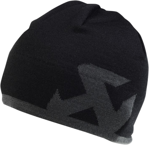 ΣΚΟΥΦΟΣ AKRAPOVIC OFFICIAL Brand Beanie ΜΑΥΡΟ ΓΚΡΙ ONE SIZE