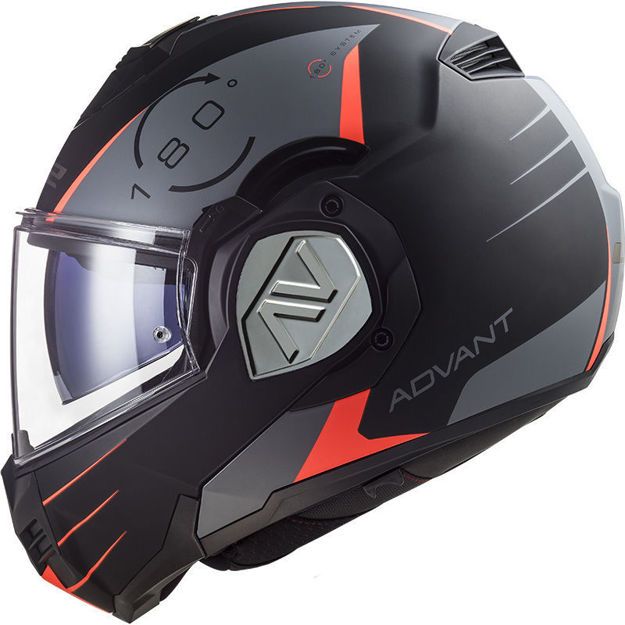 ΚΡΑΝΟΣ ΜΗΧΑΝΗΣ ΑΝΟΙΓΟΜΕΝΟ MODULAR LS2 FF906 Advant CODEX MATT BLACK TITANIUM