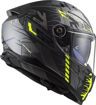 ΚΡΑΝΟΣ ΜΗΧΑΝΗΣ LS2 Vector II FF811 Techbot Titanium Matt H-V Yellow