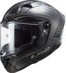ΚΡΑΝΟΣ ΜΗΧΑΝΗΣ LS2 Thunder FF805 Racing FIM  SOLID CARBON ΜΑΥΡΟ