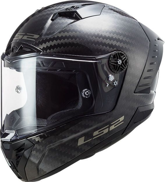 ΚΡΑΝΟΣ ΜΗΧΑΝΗΣ LS2 Thunder FF805 Racing FIM  SOLID CARBON ΜΑΥΡΟ